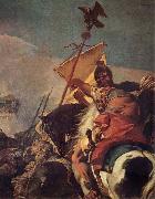 Giovanni Battista Tiepolo The Capture of Carchage oil painting artist